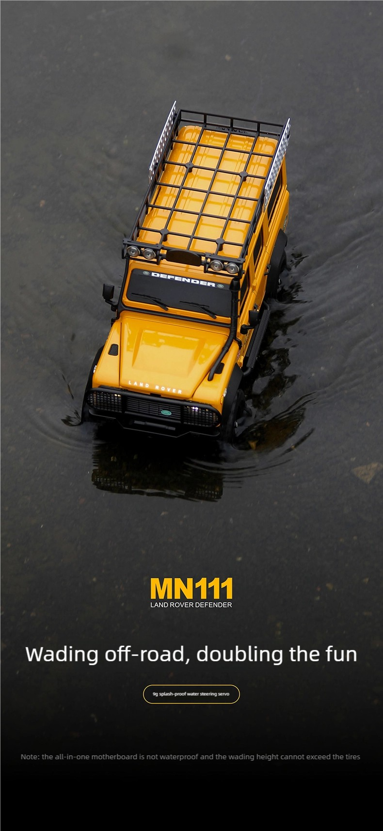 MN111_1:12_Land Rover Defender Conversion Model_Remote Control Vehicle