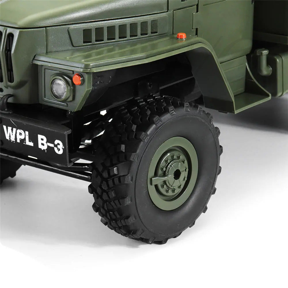 WPL-B36_1:16_ Urals_Soviet Command Army Card_Six wheel drive remote-controlled toy car_Climbing/wading/obstacle crossing