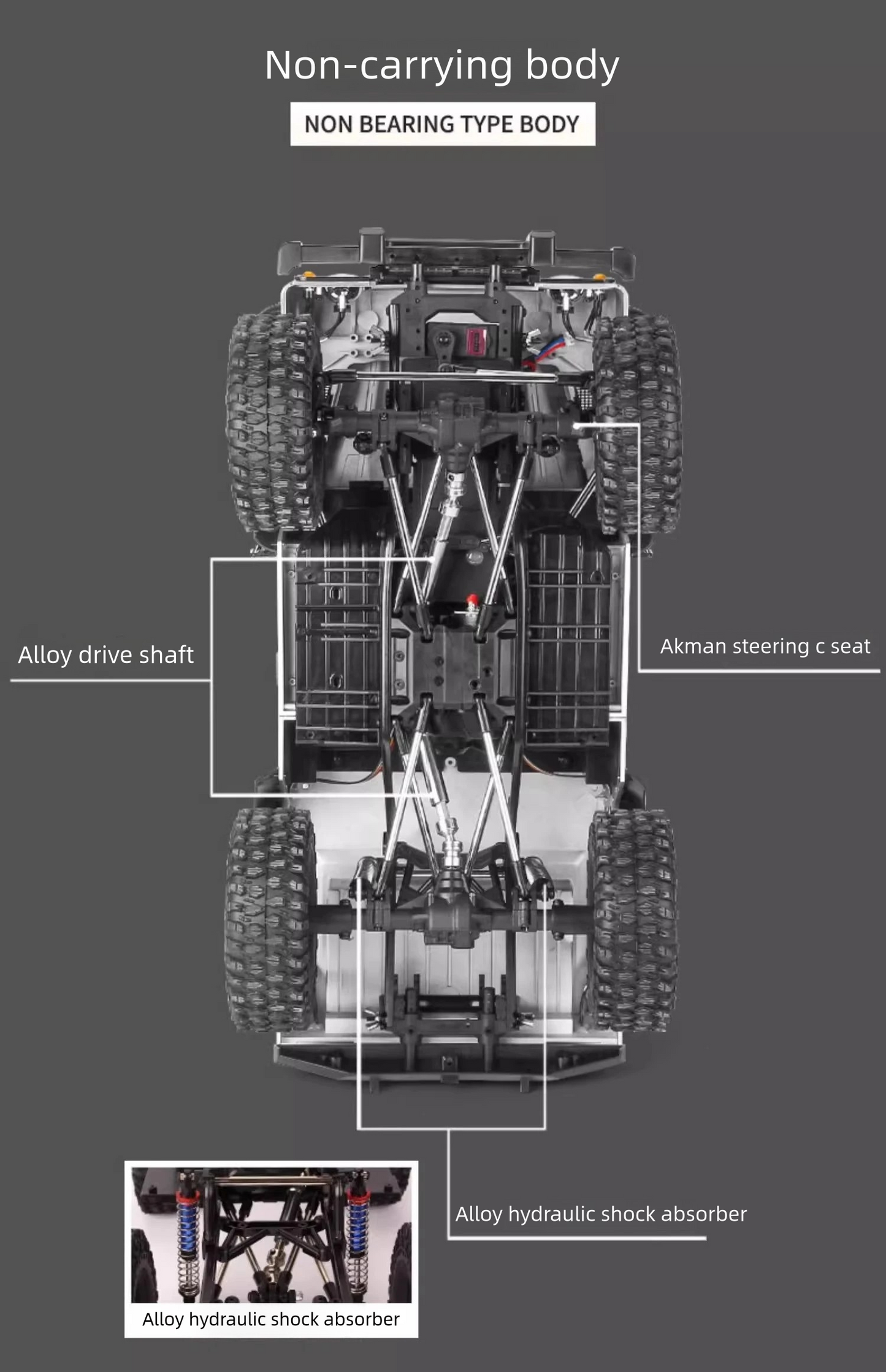 MN999_1:10_Land Rover Defender 4WD R/C Model Car_Climbing Off-road Bigfoot