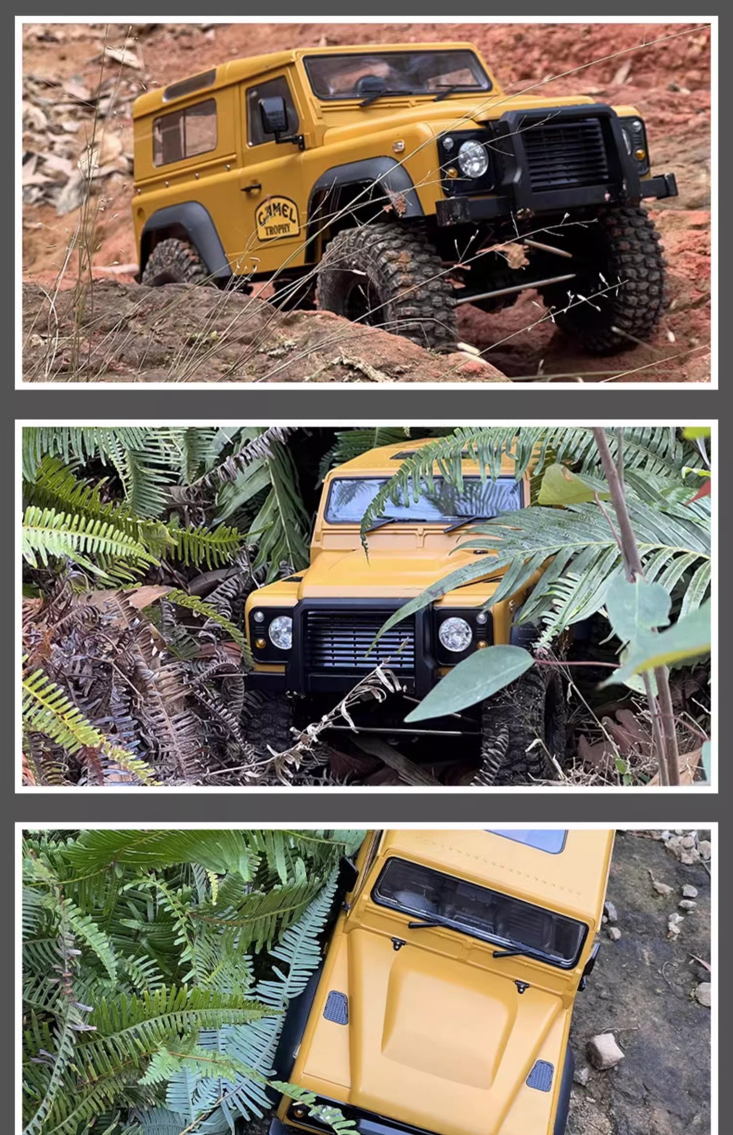 MN999_1:10_Land Rover Defender 4WD R/C Model Car_Climbing Off-road Bigfoot