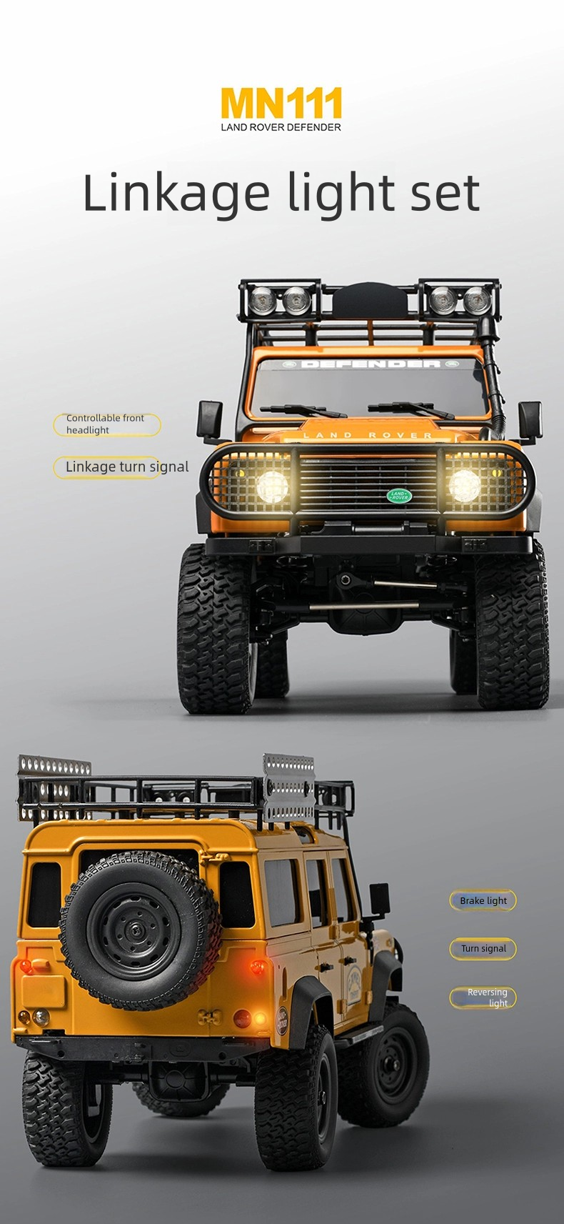 MN111_1:12_Land Rover Defender Conversion Model_Remote Control Vehicle