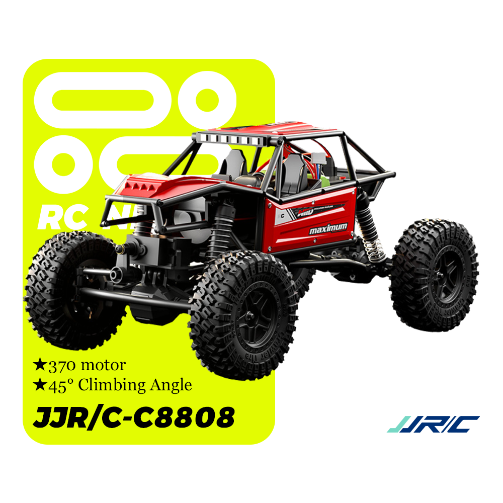 JJRC-C8808_1:18_Full Scale Simulation Tube Frame Model Car_Powerful Motor Shock Absorbing R/C Car