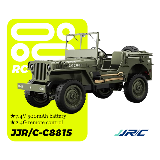 JJRC-C8815_1:10_XtremeCrawl Military RC Truck_4WD Rock Crawler_2.4GHz All-Terrain Vehicle