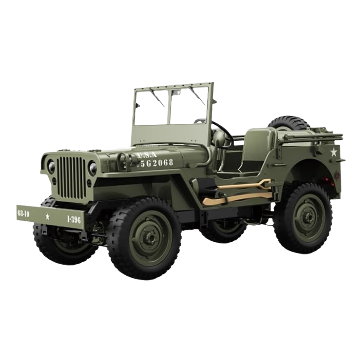 JJRC-C8815_1:10_XtremeCrawl Military RC Truck_4WD Rock Crawler_2.4GHz All-Terrain Vehicle