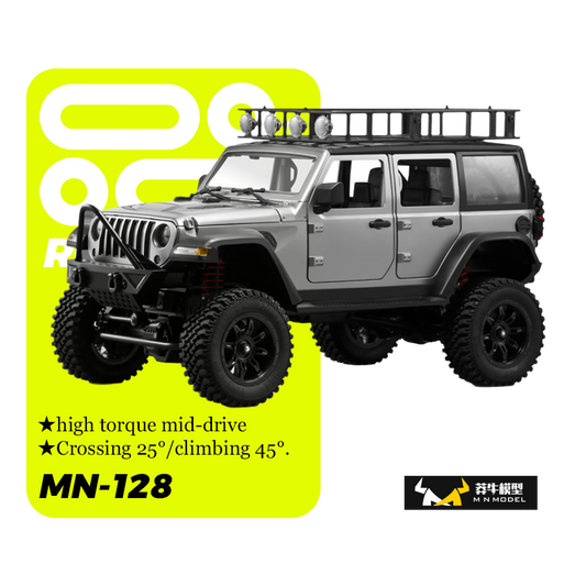 MN-128_1:12_Full Scale R/C Model_4WD Crawler Simulation Off-road