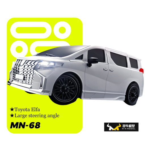 MN-68_1:16_Toyota Elfa_Full Scale 2.4G Rear Drive Drift R/C Car