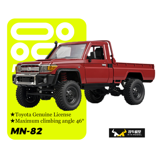 MN-82_1:12_Full Scale Toyota Pickup_Climbing Off-road Vehicle R/C Model