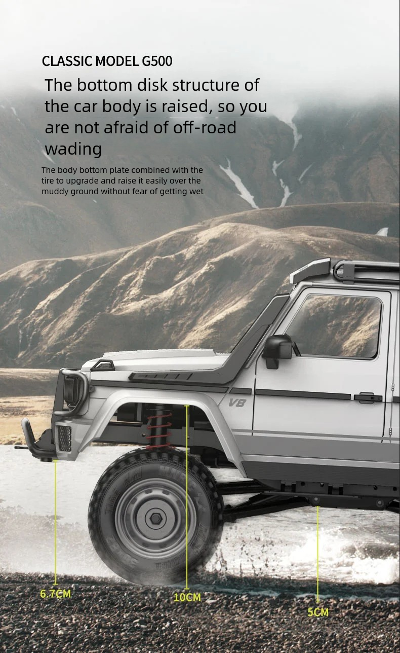 MN86S_1:12_Big G 4WD Climbing Vehicle_Upgrade Model 4*4 Complete Vehicle