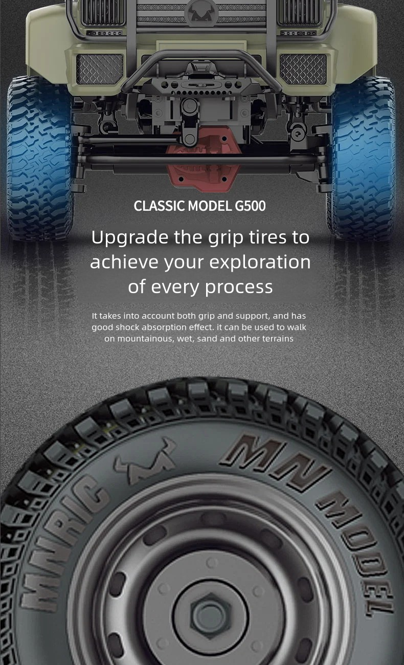 MN86S_1:12_Big G 4WD Climbing Vehicle_Upgrade Model 4*4 Complete Vehicle
