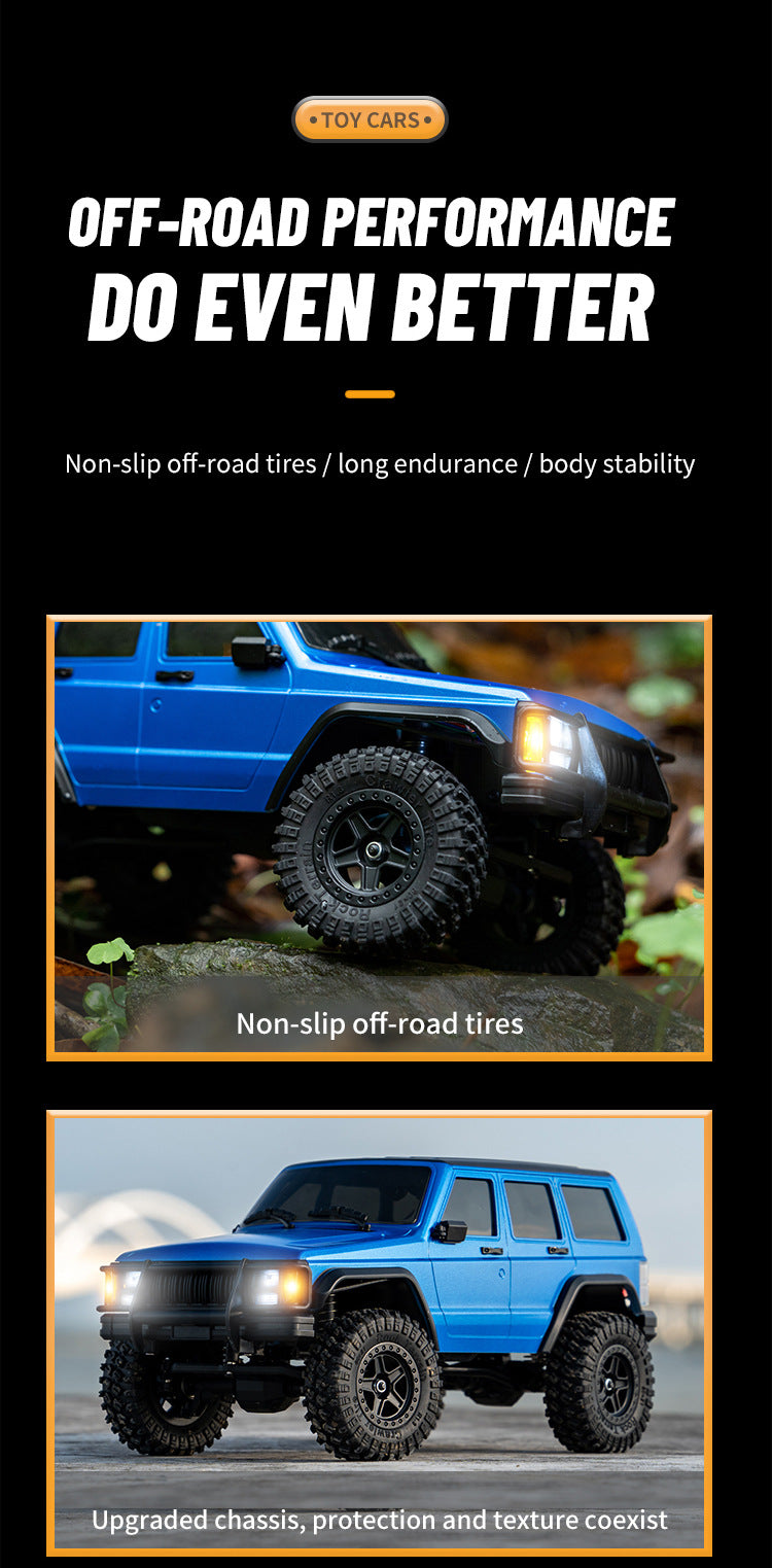 JJRC-C8809_1:18_Cherokee Simulation Model_4WD Shock Absorption Full Scale Climbing RC Car