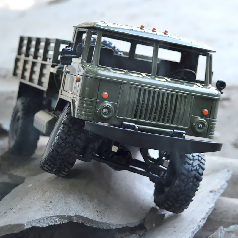 WPL-B24_1:16_Full Scale Army Truck Garth_4WD Off-road Climbing_R/C Vehicle Model