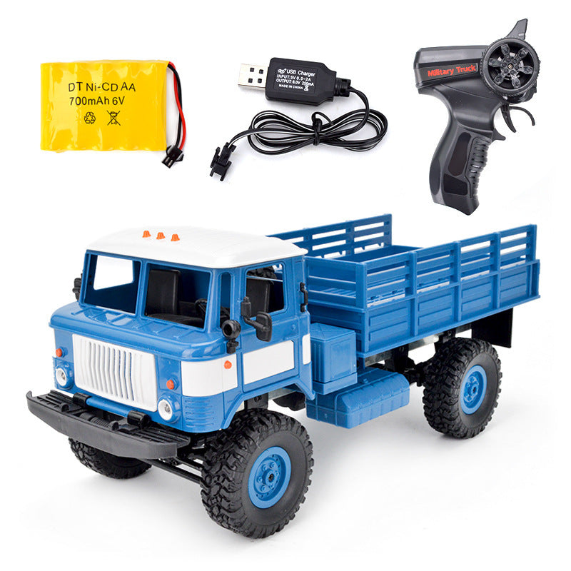 WPL-B24_1:16_Full Scale Army Truck Garth_4WD Off-road Climbing_R/C Vehicle Model
