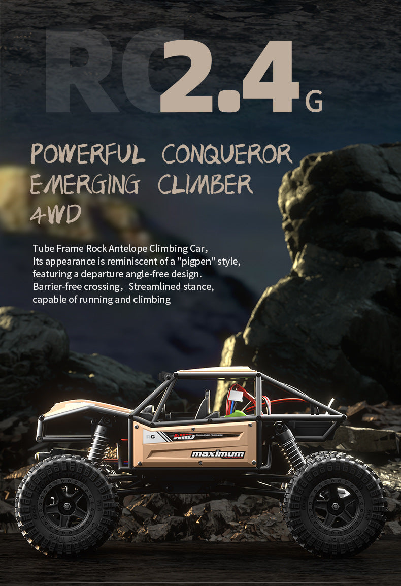 JJRC-C8808_1:18_Full Scale Simulation Tube Frame Model Car_Powerful Motor Shock Absorbing R/C Car