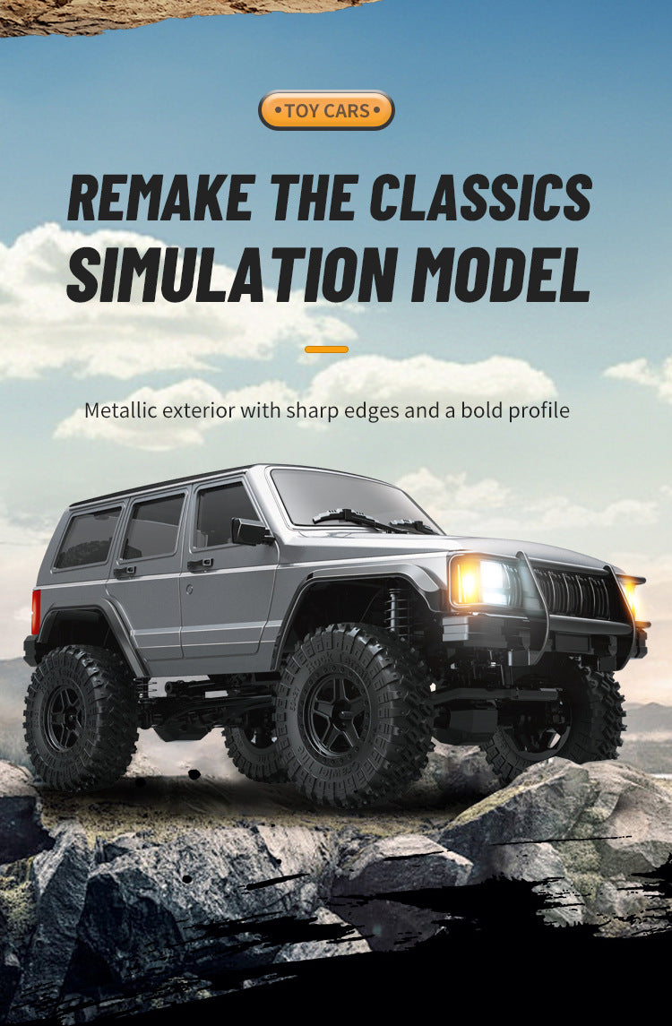 JJRC-C8809_1:18_Cherokee Simulation Model_4WD Shock Absorption Full Scale Climbing RC Car