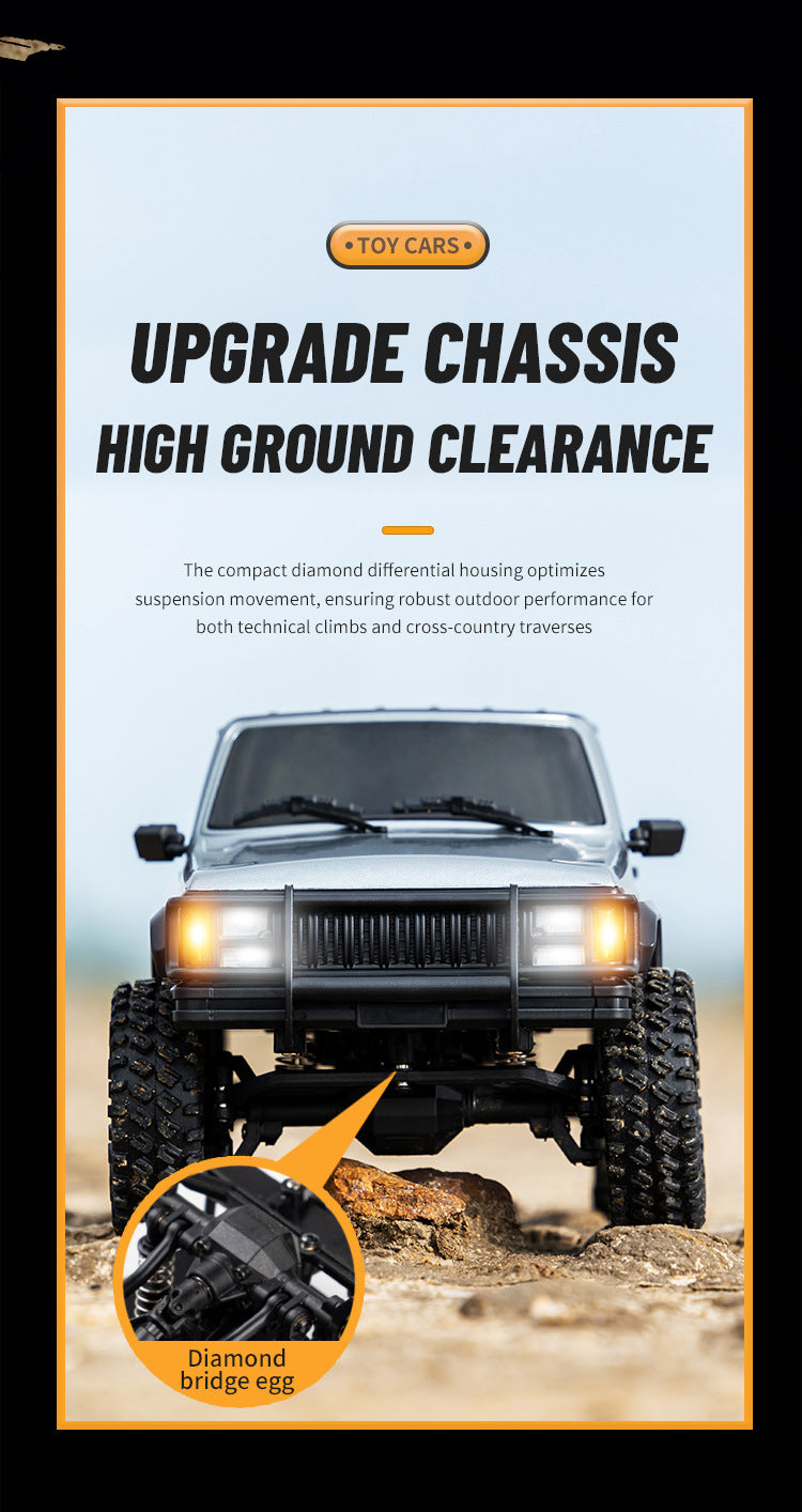 JJRC-C8809_1:18_Cherokee Simulation Model_4WD Shock Absorption Full Scale Climbing RC Car