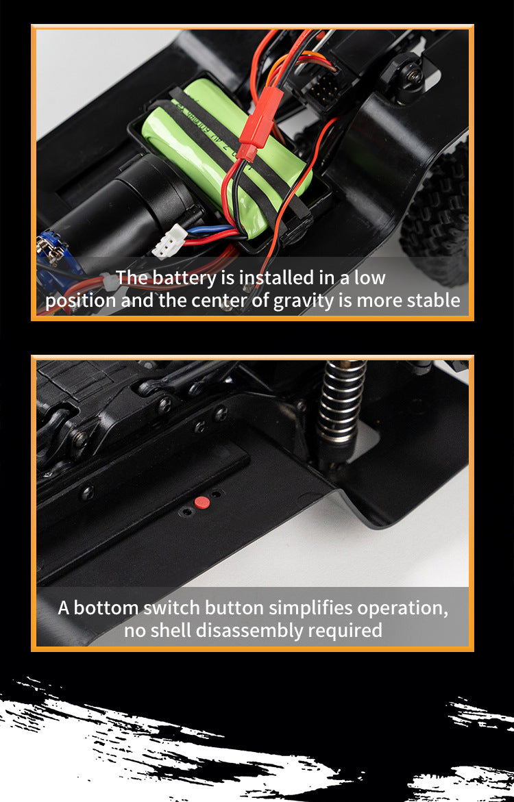 JJRC-C8809_1:18_Cherokee Simulation Model_4WD Shock Absorption Full Scale Climbing RC Car