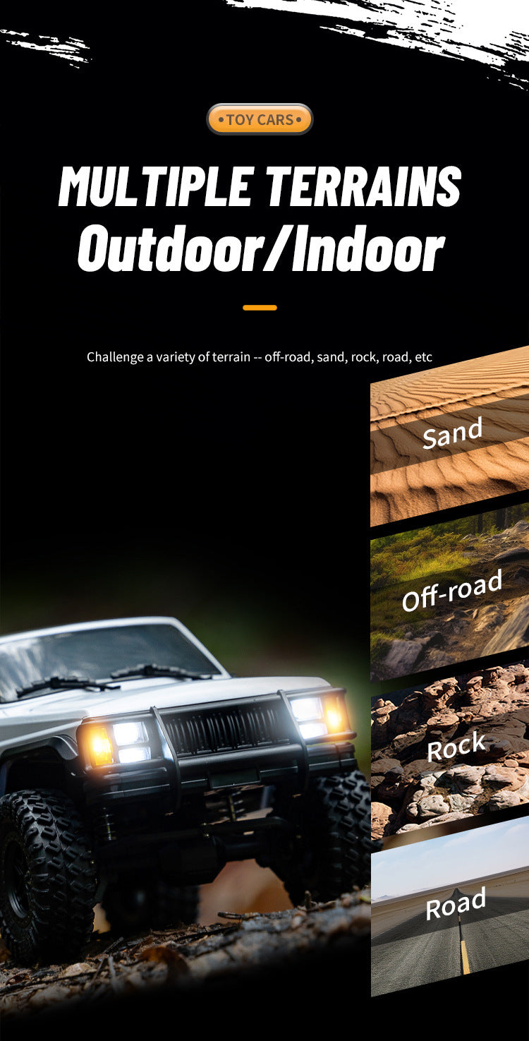 JJRC-C8809_1:18_Cherokee Simulation Model_4WD Shock Absorption Full Scale Climbing RC Car