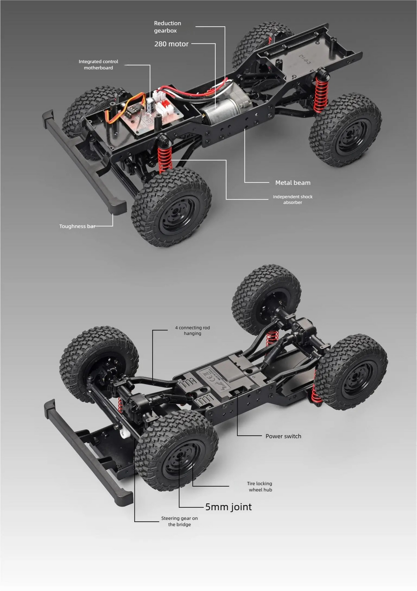 MN-99s_1:12_Land Rover Defender(Upgraded)_2.4G 4WD Climbing Off-roader
