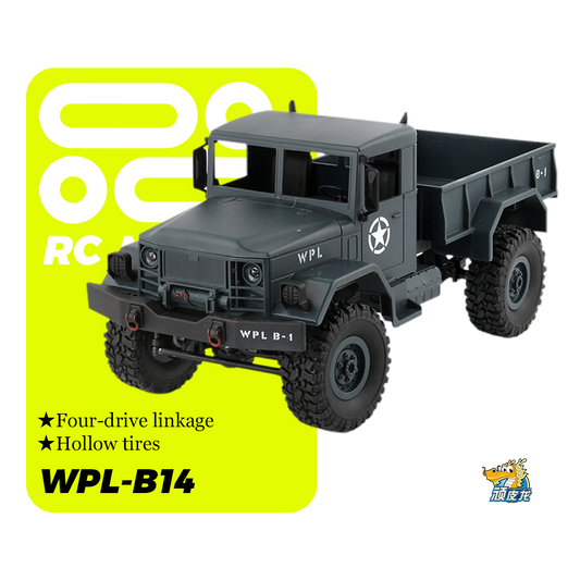 WPL-B14_1:16 4WD Climbing Truck_R/C Model Vehicle_Capable of Carrying Objects