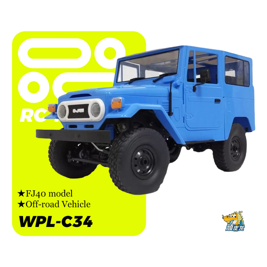 WPL-C34_1:16_Toyota FJ40 Model_4WD Climbing Off-road Vehicle