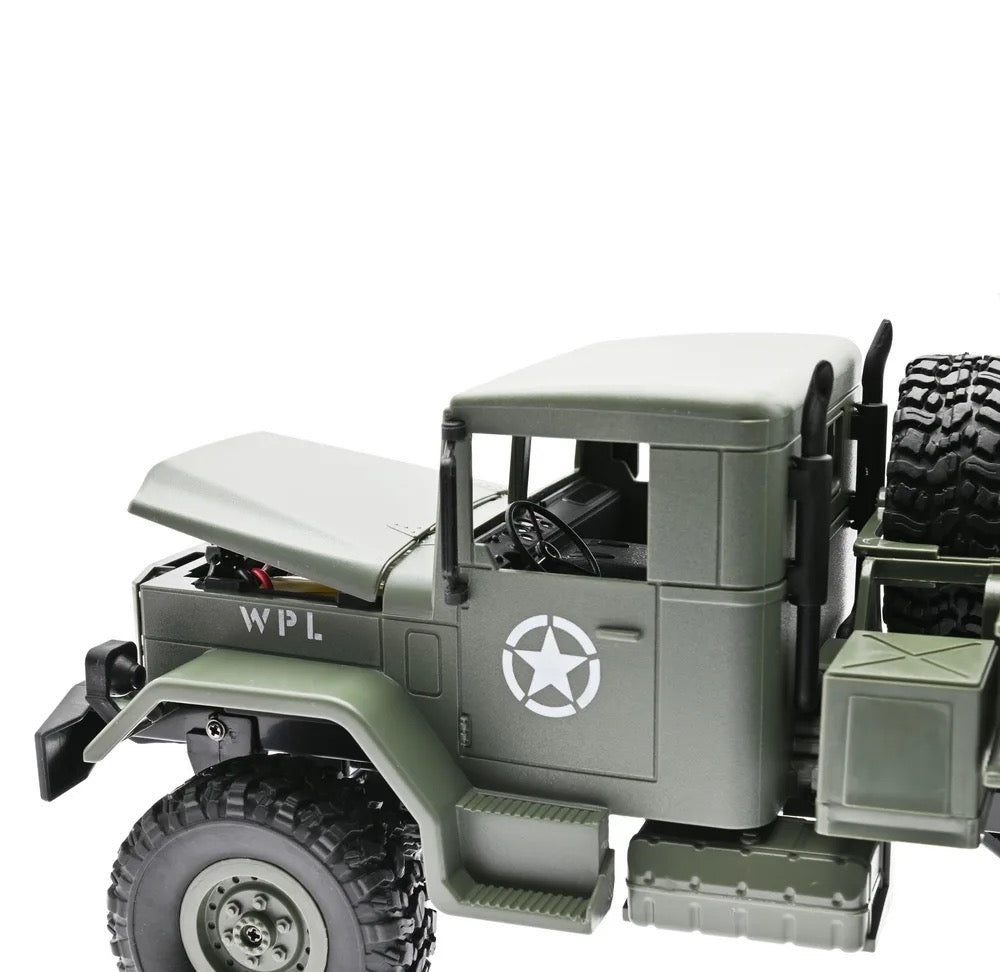 Xtreme RC Crawler Truck WPL B16 1:16 4WD - Waterproof Offroad Vehicle with Winch System