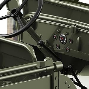 XtremeCrawl JJRC-C8815 Military RC Truck 1:10 Scale - 4WD Rock Crawler , 2.4GHz All-Terrain Vehicle