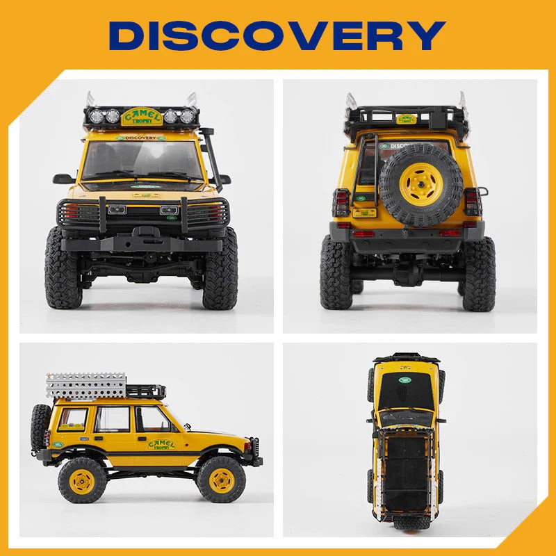 FMS-FCX24M_1:24_LAND ROVER Family_Land Rover Camel Trophy Heritage_Licensed Scaler_Portal Axles (Safari Sand)