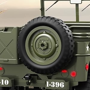 XtremeCrawl JJRC-C8815 Military RC Truck 1:10 Scale - 4WD Rock Crawler , 2.4GHz All-Terrain Vehicle