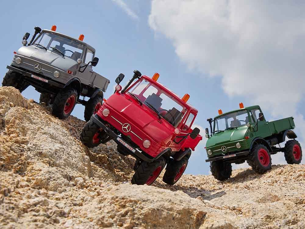 FMS-FCX24Unimog_1:24_ MercedesBenz Unimog_Rock Crawler RTR (130 Brushed Motor)