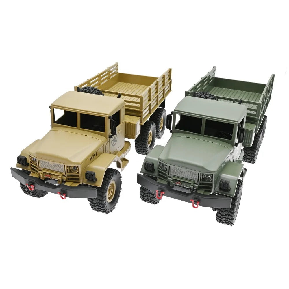 Xtreme RC Crawler Truck WPL B16 1:16 4WD - Waterproof Offroad Vehicle with Winch System