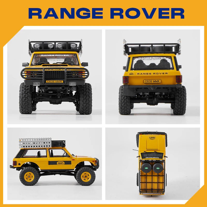 FMS-FCX24M_1:24_LAND ROVER Family_Land Rover Camel Trophy Heritage_Licensed Scaler_Portal Axles (Safari Sand)
