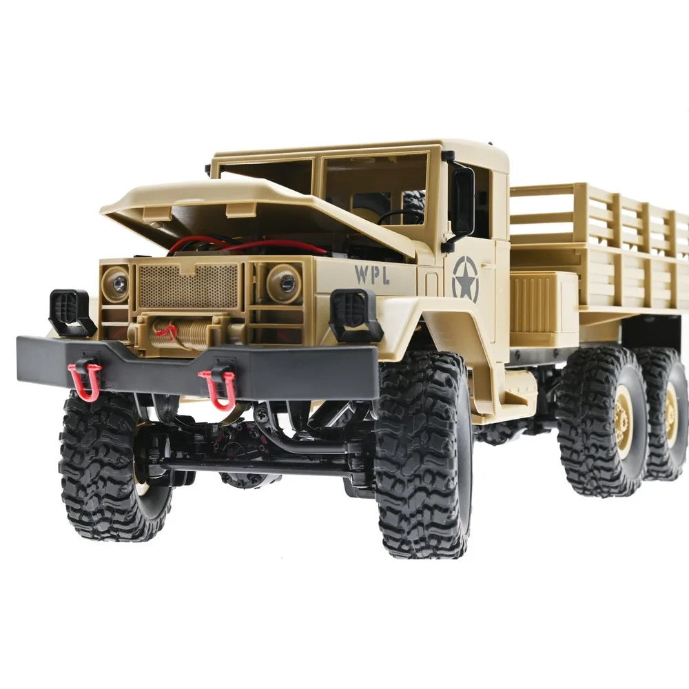 Xtreme RC Crawler Truck WPL B16 1:16 4WD - Waterproof Offroad Vehicle with Winch System