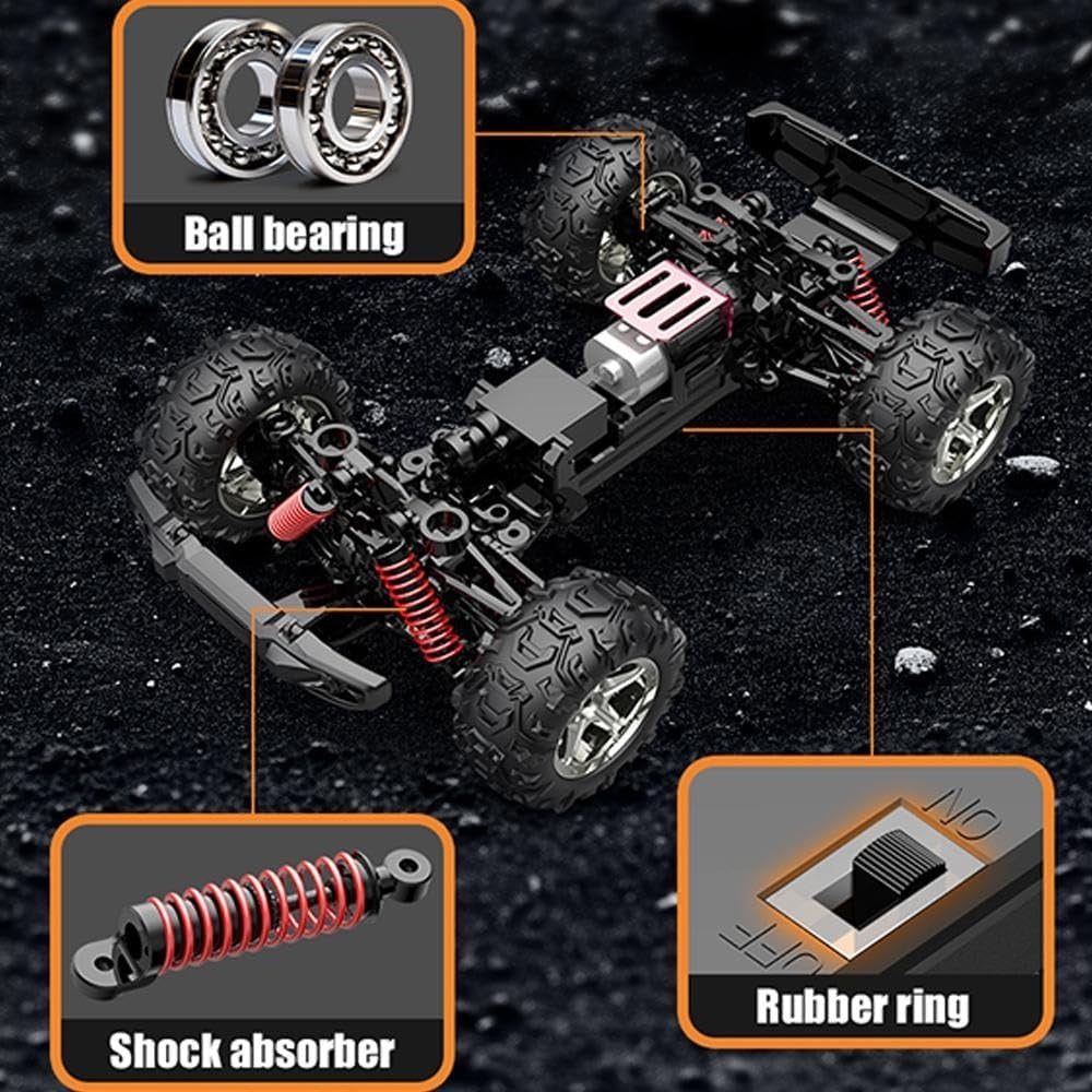XtremeDrive JJRC C8819 All-Terrain Dominator - 2025 4WD RC Truck 30+MPH, 2.4GHz Pro Control with Smart Steering (Age 14+ Adults)