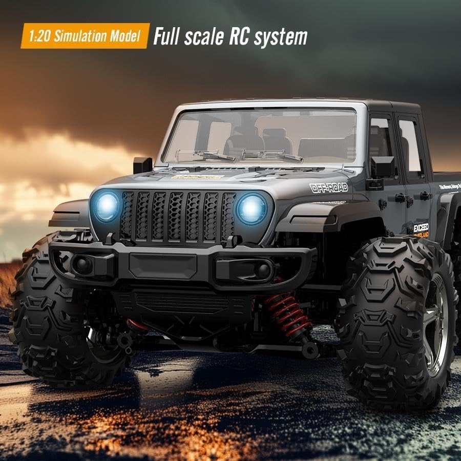 XtremeDrive JJRC C8819 All-Terrain Dominator - 2025 4WD RC Truck 30+MPH, 2.4GHz Pro Control with Smart Steering (Age 14+ Adults)