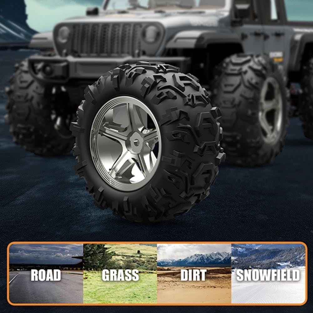 XtremeDrive JJRC C8819 All-Terrain Dominator - 2025 4WD RC Truck 30+MPH, 2.4GHz Pro Control with Smart Steering (Age 14+ Adults)