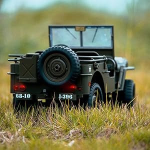 XtremeCrawl JJRC-C8815 Military RC Truck 1:10 Scale - 4WD Rock Crawler , 2.4GHz All-Terrain Vehicle