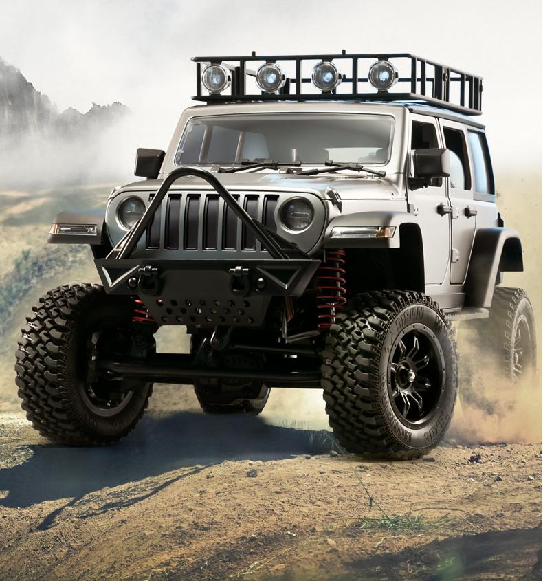 MN128_1:12_Full Scale R/C Model_4WD Crawler Simulation Off-road