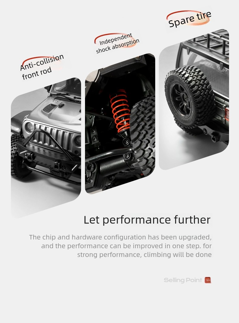 MN128_1:12_Full Scale R/C Model_4WD Crawler Simulation Off-road