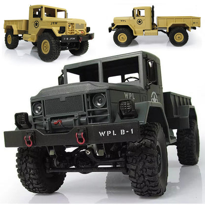WPL-B14_1:16 4WD Climbing Truck_R/C Model Vehicle_Capable of Carrying Objects