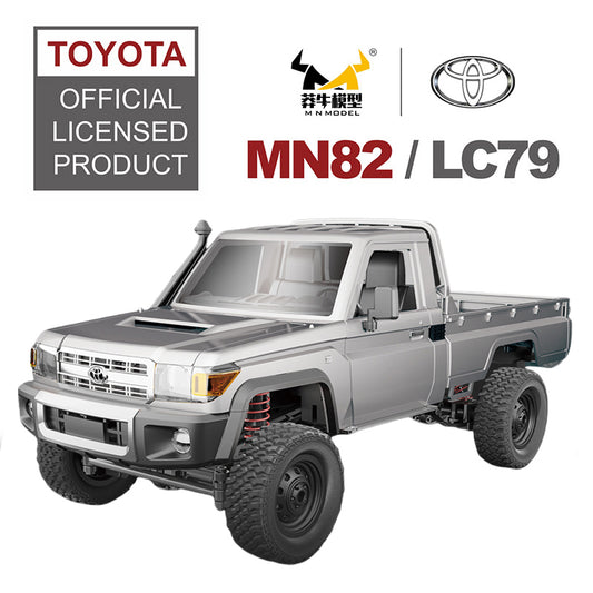 MN-82pro_1:12_Full Scale Toyota Pickup_Climbing Buggy Metallic Silver