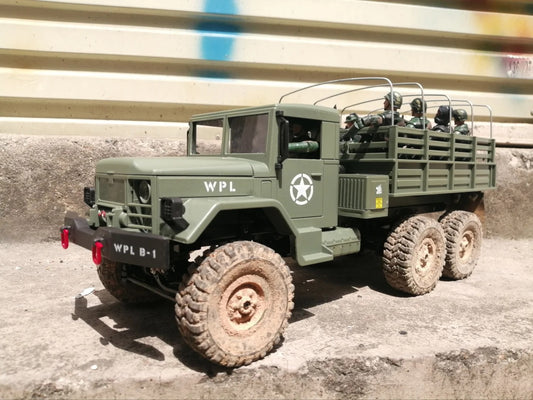 Xtreme RC Crawler Truck WPL B16 1:16 4WD - Waterproof Offroad Vehicle with Winch System