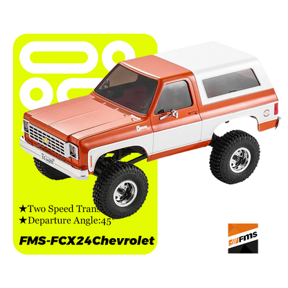 FMS-FCX24Chevrolet_1：24_Chevrolet K5 Blazer Trail Boss_Portal Axles + 2-Speed Transmission