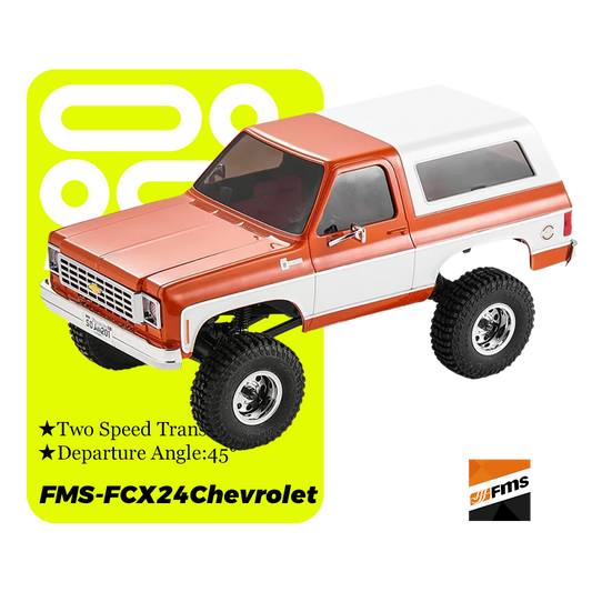FMS-FCX24Chevrolet_1：24_Chevrolet K5 Blazer Trail Boss_Portal Axles + 2-Speed Transmission