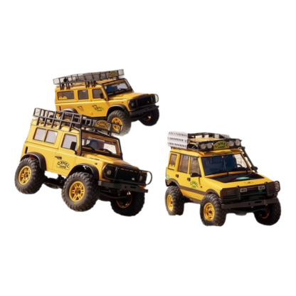 FMS-FCX24M_1:24_LAND ROVER Family_Land Rover Camel Trophy Heritage_Licensed Scaler_Portal Axles (Safari Sand)