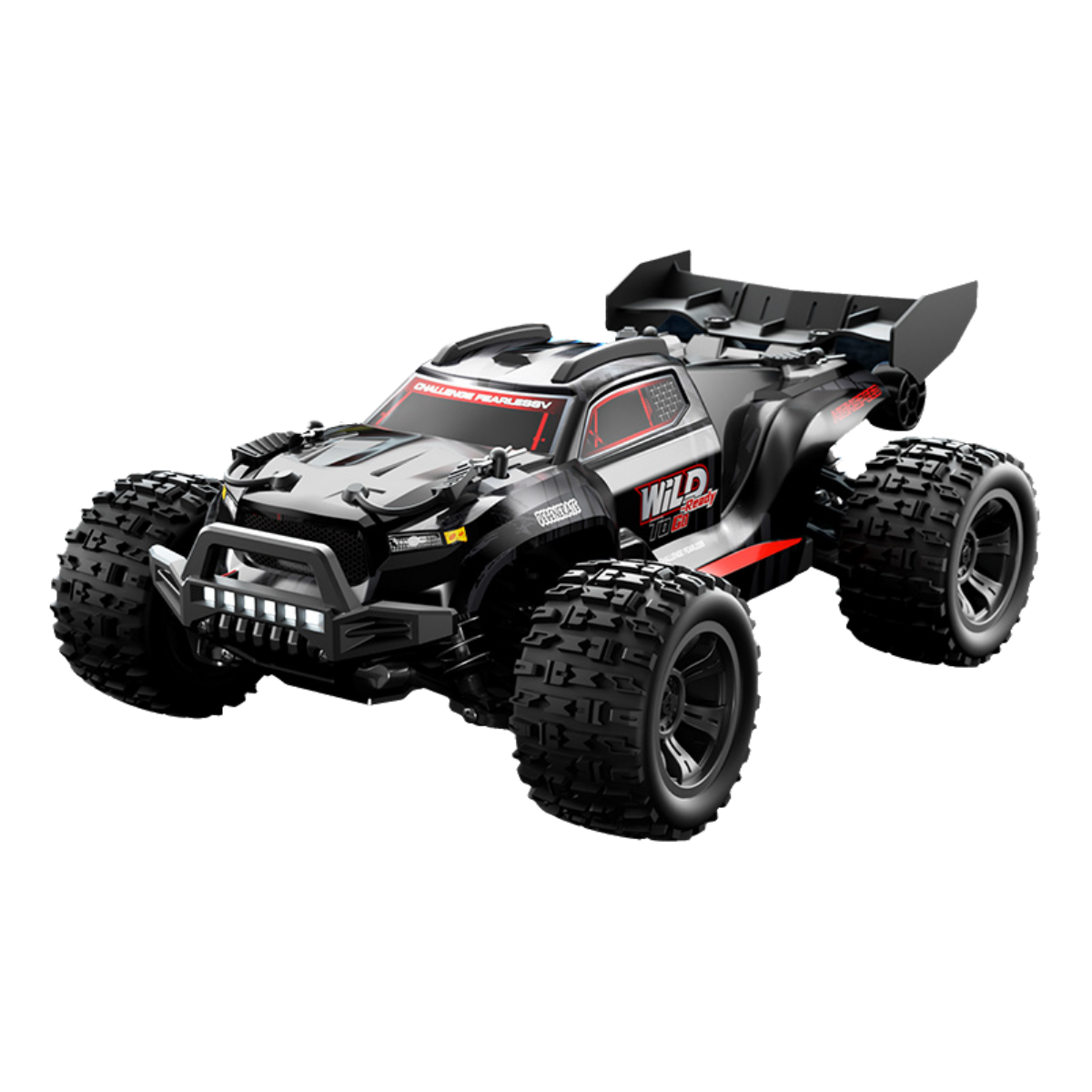 JJRC-C8810_1:18_4WD High-speed Carbon Brush RC Car_High Bright LED Lights_Independent Shock Absorption Buggy