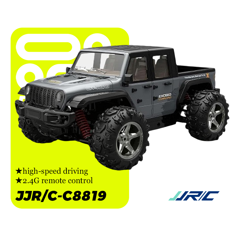 JJRC-C8819_1：20_XtremeDrive All-Terrain Dominator - 2025 4WD RC Truck 30+MPH, 2.4GHz Pro Control with Smart Steering (Age 14+ Adults)