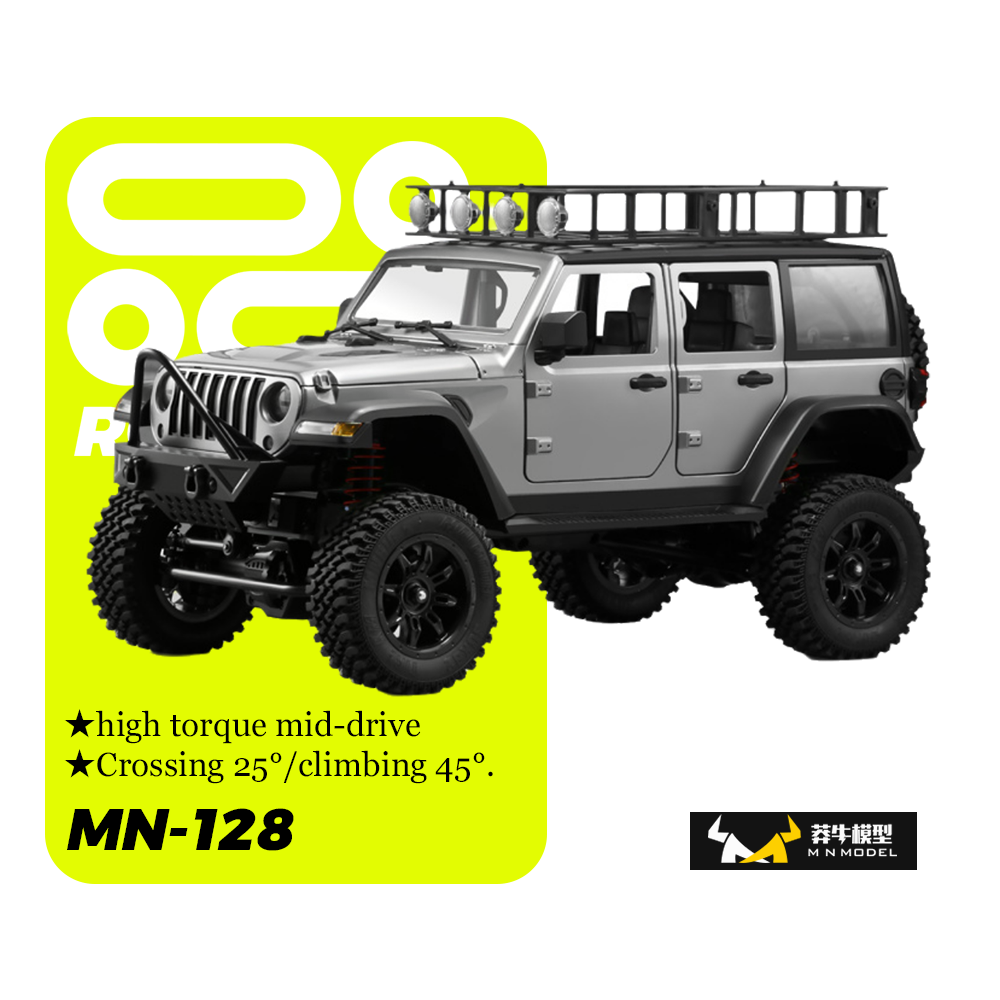 MN-128_1:12_Full Scale R/C Model_4WD Crawler Simulation Off-road