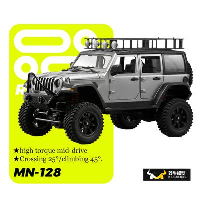 MN-128_1:12_Full Scale R/C Model_4WD Crawler Simulation Off-road