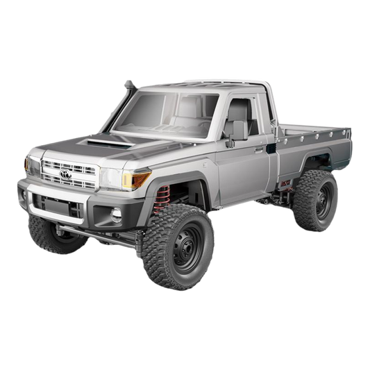 MN-82pro_1:12_Full Scale Toyota Pickup_Climbing Buggy Metallic Silver