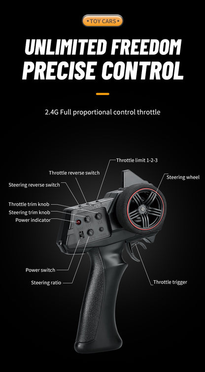 JJRC-C8813_1:18_Dodge Pickup Simulation Model_Full Scale 4WD Off-road Climbing RC RC Vehicle